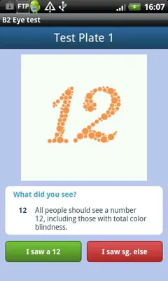 Eye test android App screenshot 4